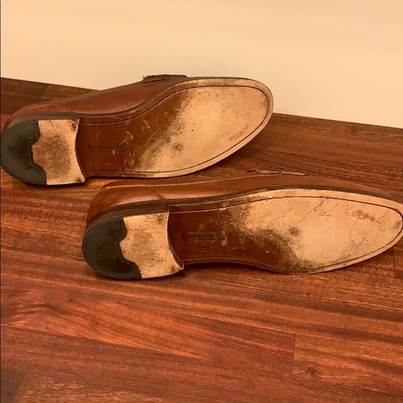 Coach Brown Leather Loafers - Picture 5 of 6